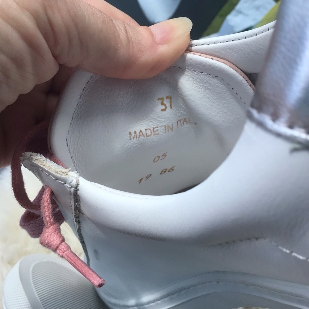 Oliver Cabell Low 1 Vienna Leather Sneakers Made in Italy - Picture 10 of 16